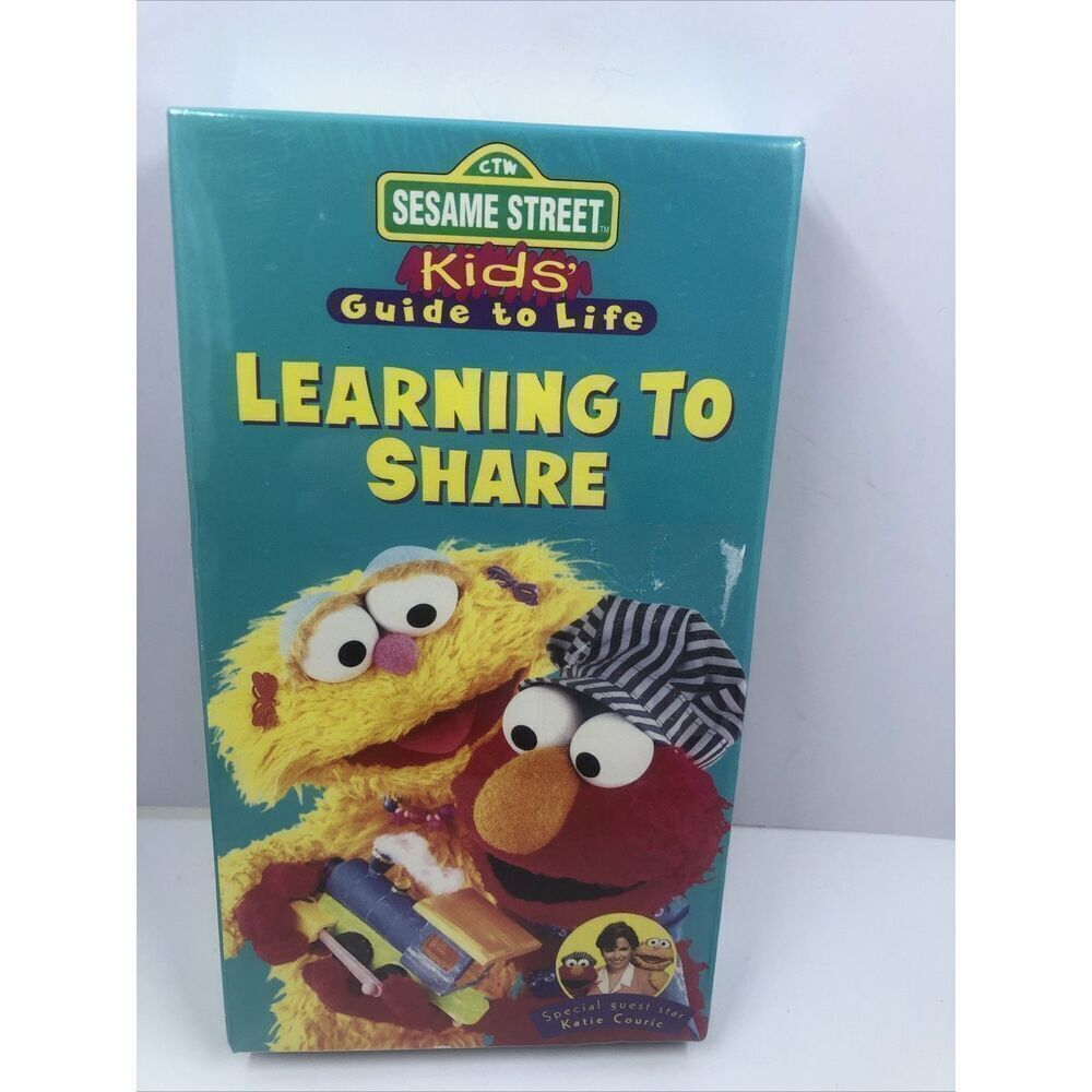 *Sesame Street - Kids Guide to Life: Learning to Share (VHS, 1996) . Sealed.